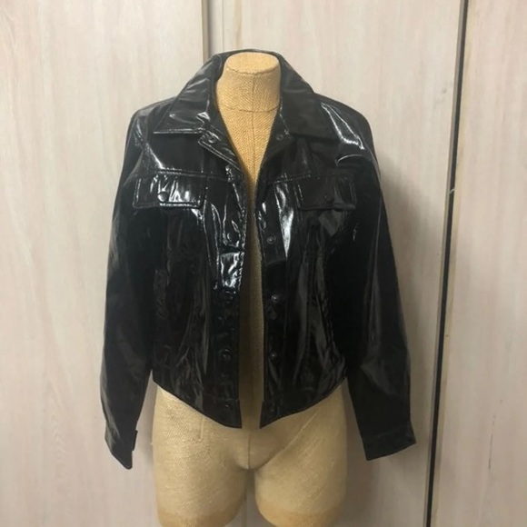 Faux Leather Biker Jacket - Picture 1 of 4